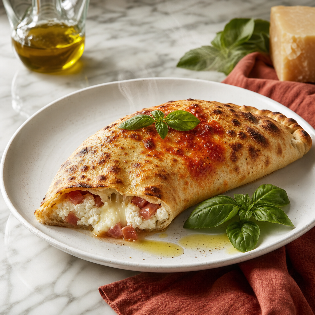 Calzone Napoletano — finished dish