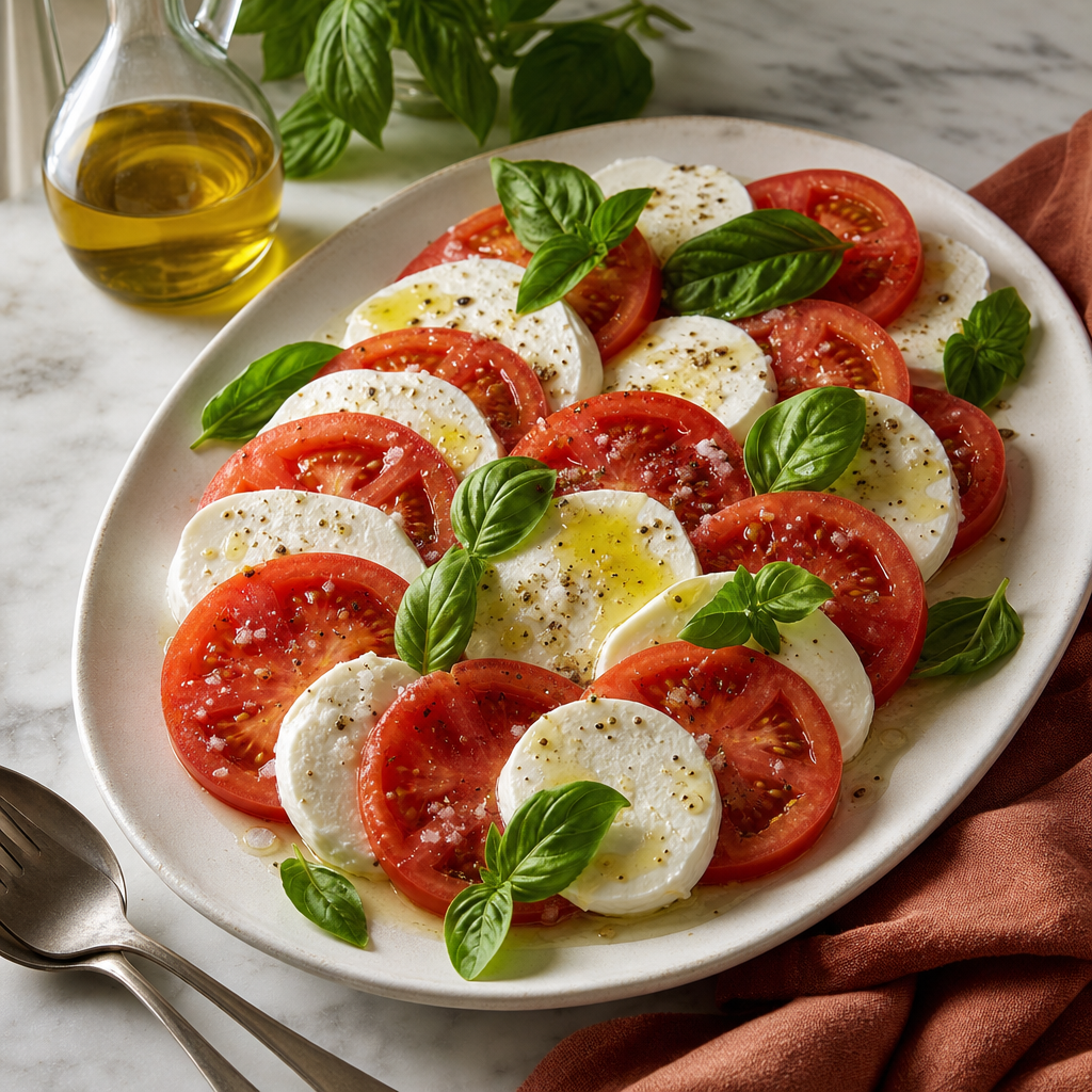 Caprese Salad — finished dish