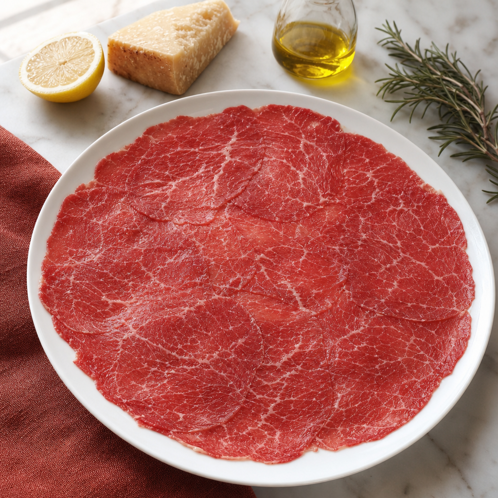 Beef Carpaccio step 5: Plate cold