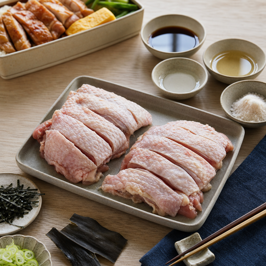 Chicken Teriyaki Bento step 3: Prepare the chicken and sauce