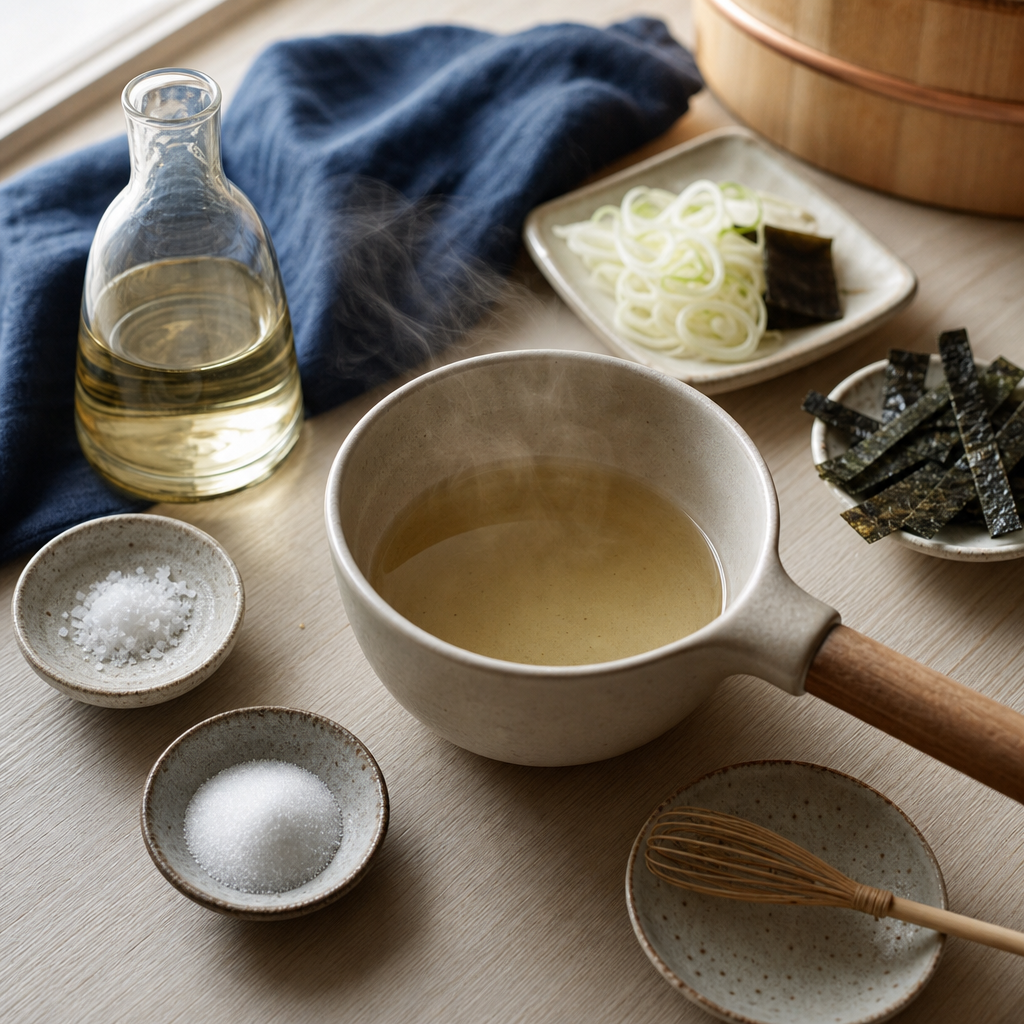 Chirashi Don step 3: Make the sushi vinegar
