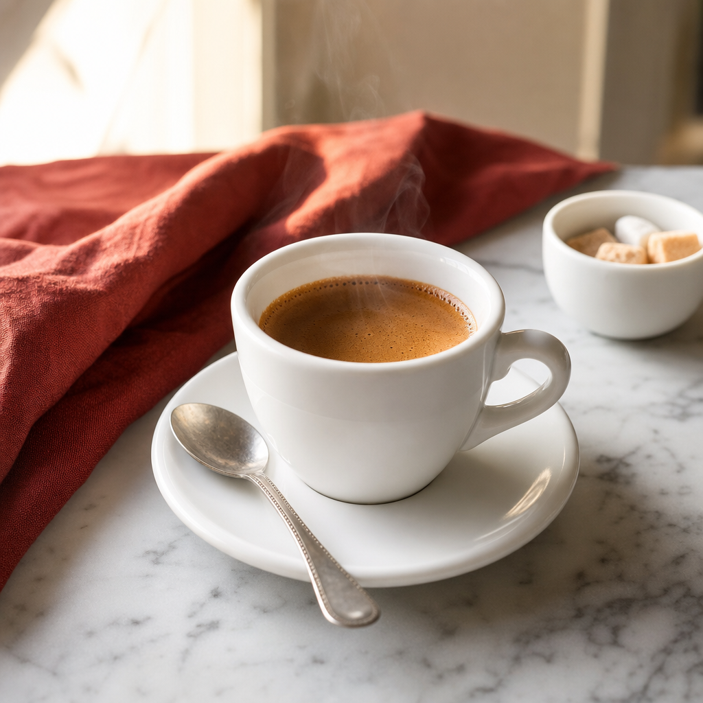 Espresso Classico step 5: Serve at once