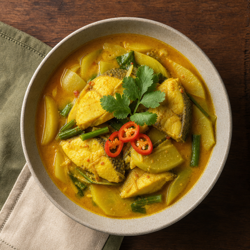 Southern Thai Sour Curry with Fish