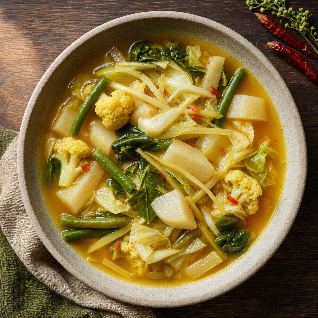 Thai Sour Curry with Mixed Vegetables