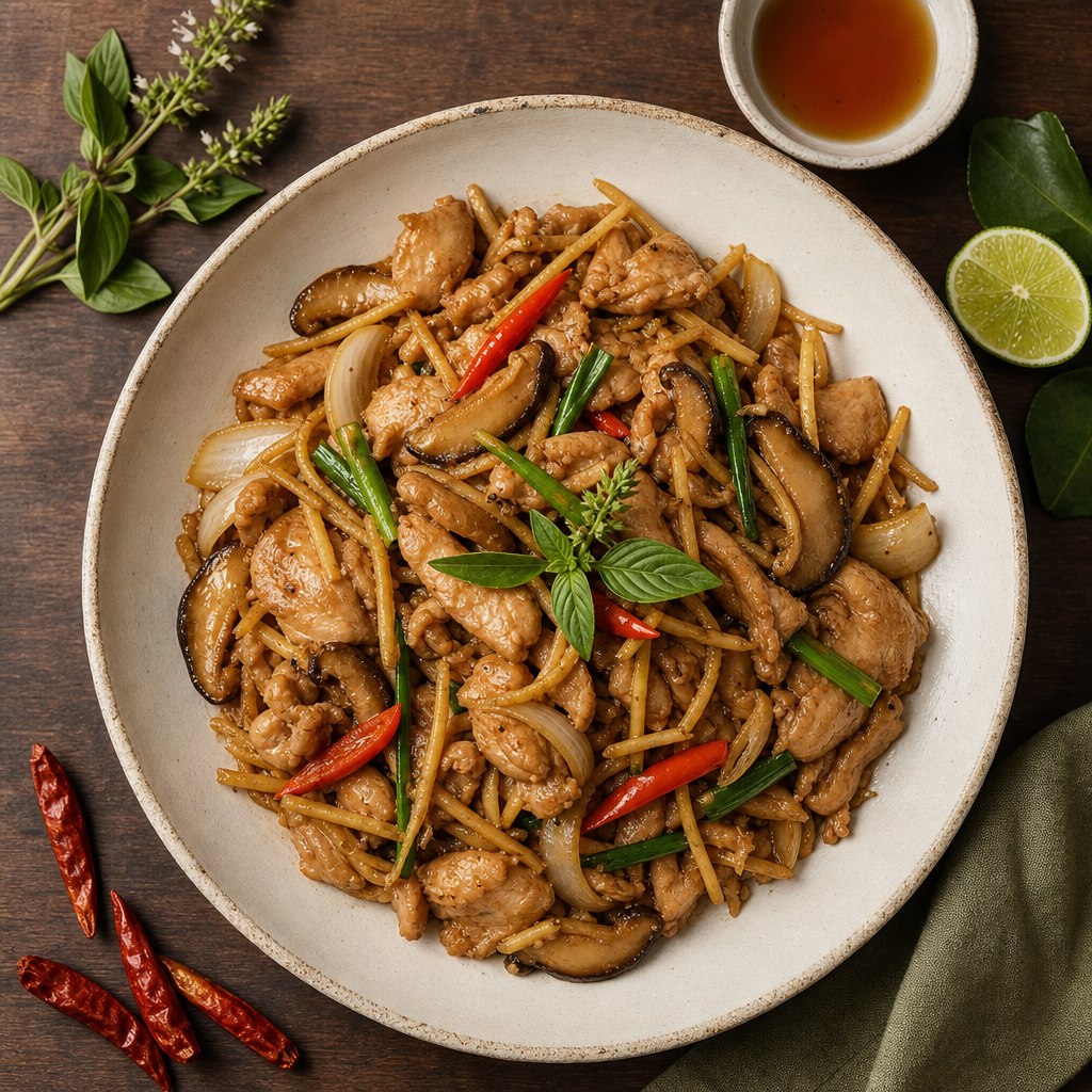 Thai Ginger Chicken Stir-Fry