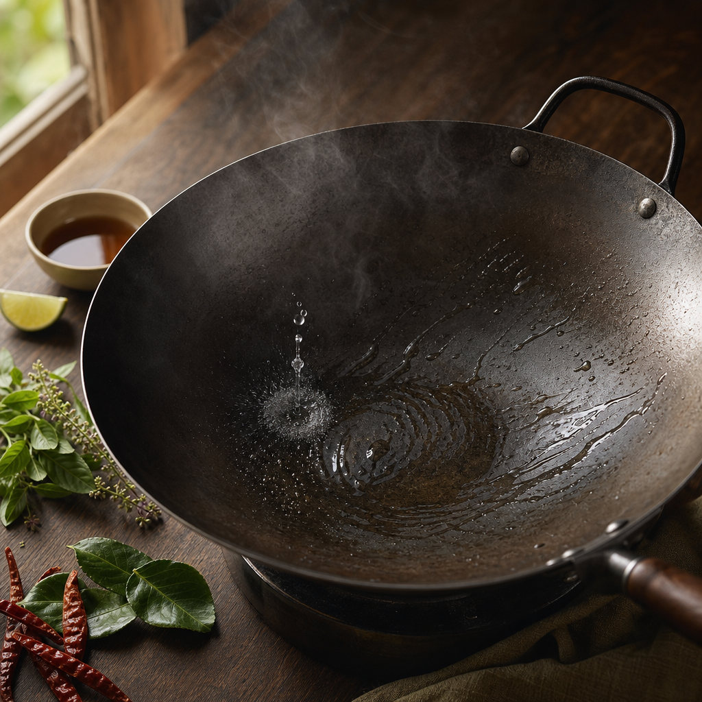 Thai Ginger Chicken Stir-Fry step 3: Heat the wok