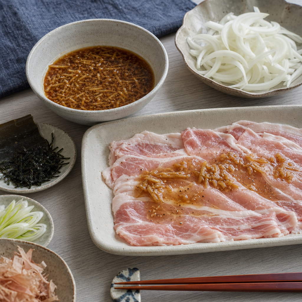 Ginger Pork step 4: Cook the onion