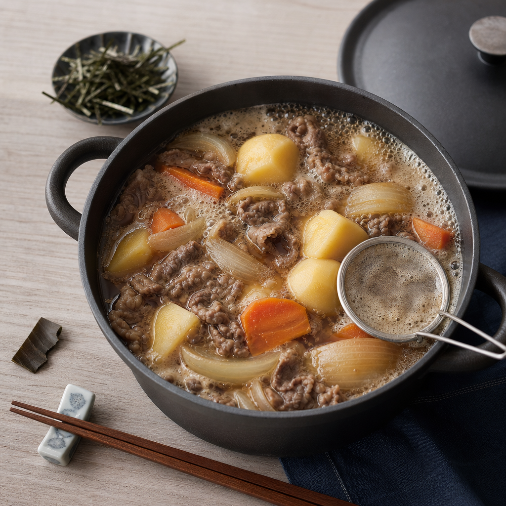 Japanese Curry Rice step 6: Simmer until tender