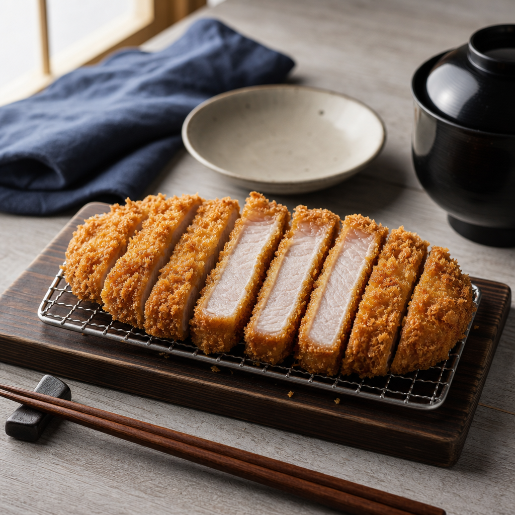 Katsu Curry step 7: Rest and slice