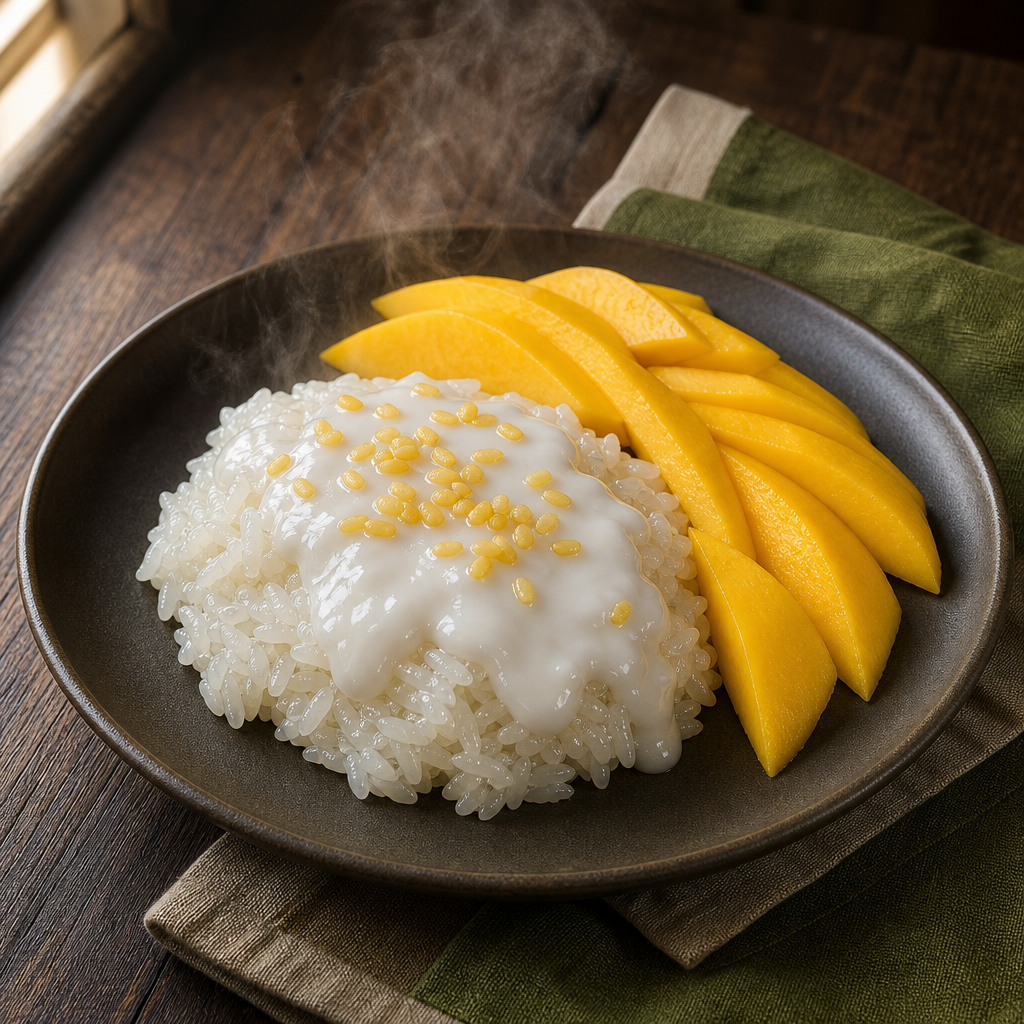 Mango Sticky Rice — finished dish