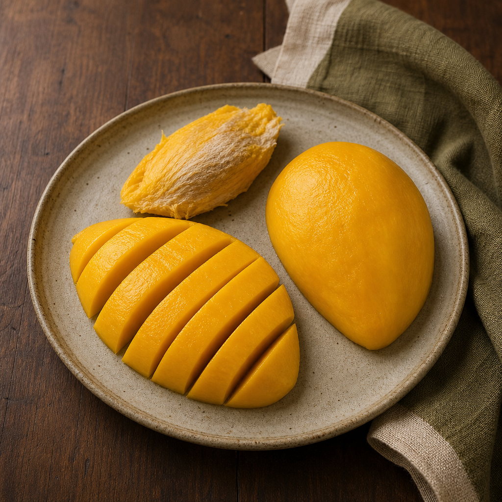 Mango Sticky Rice step 7: Cut the mango