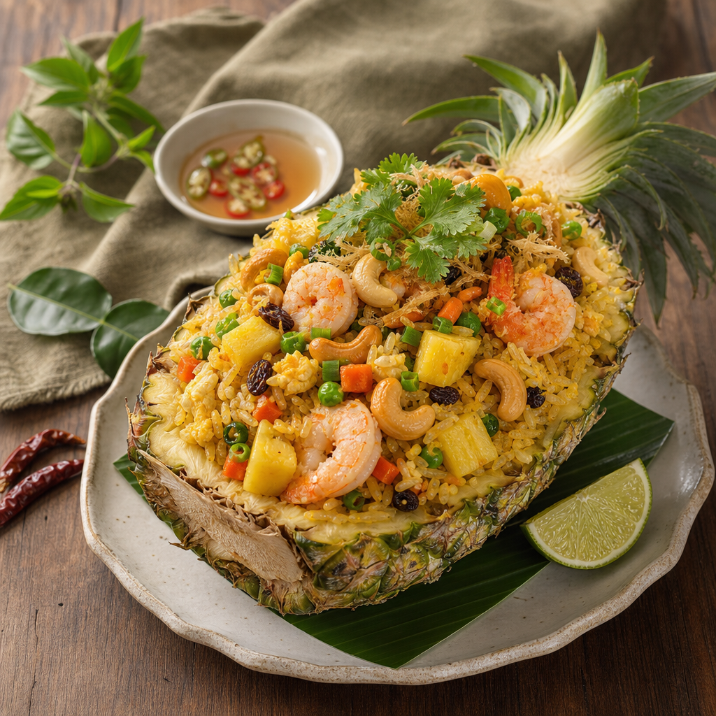 Pineapple Fried Rice — finished dish