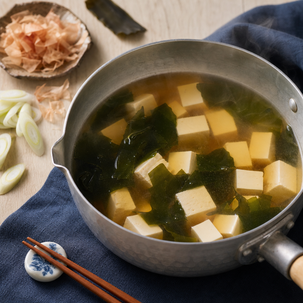Miso Soup step 6: Serve immediately