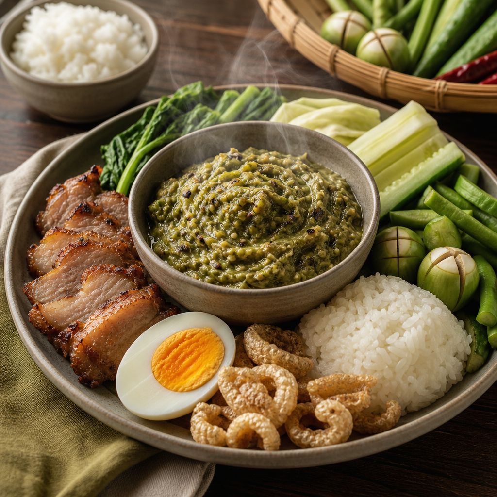 Nam Prik Num — finished dish