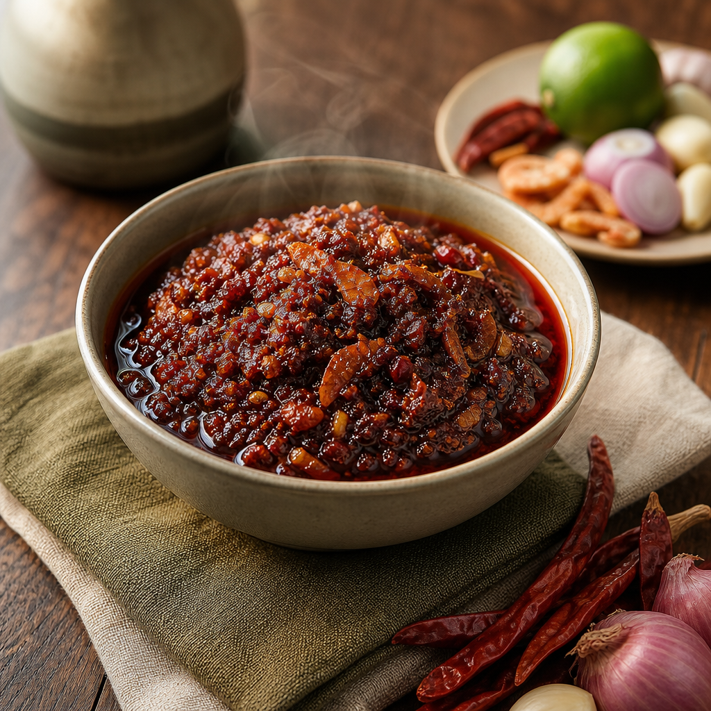 Nam Prik Pao — finished dish