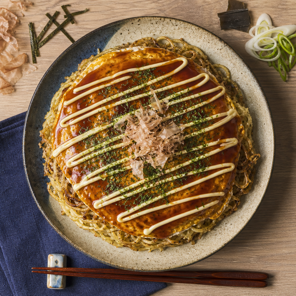 Hiroshima-Style Okonomiyaki