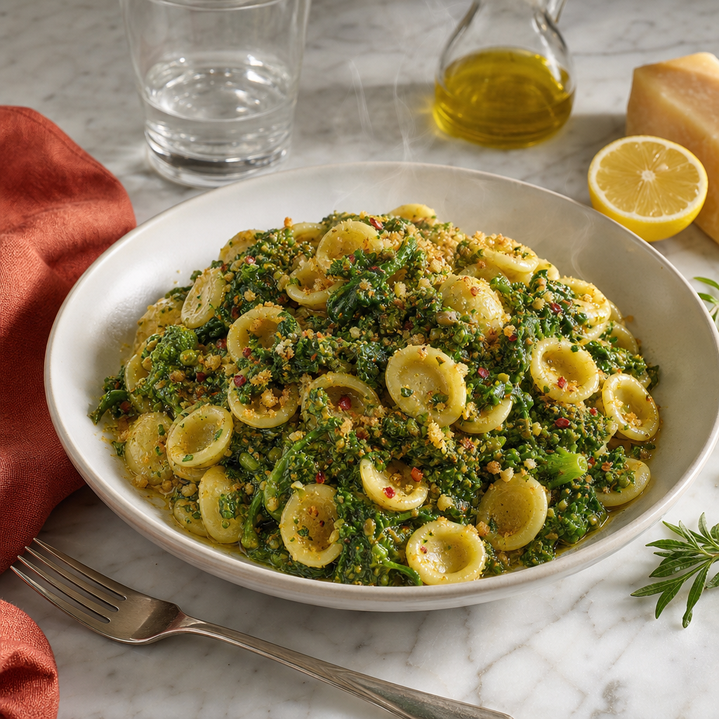 Orecchiette with Broccoli Rabe — finished dish