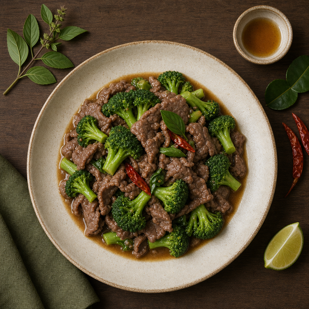 Stir-Fried Broccoli with Beef