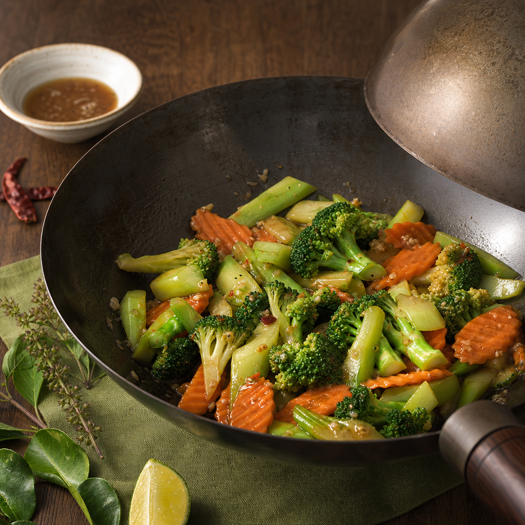 Stir-Fried Broccoli with Beef step 6: Cook the broccoli
