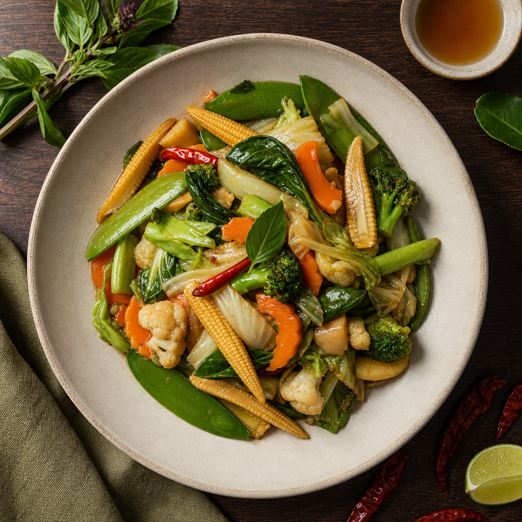 Thai Mixed Vegetable Stir-Fry