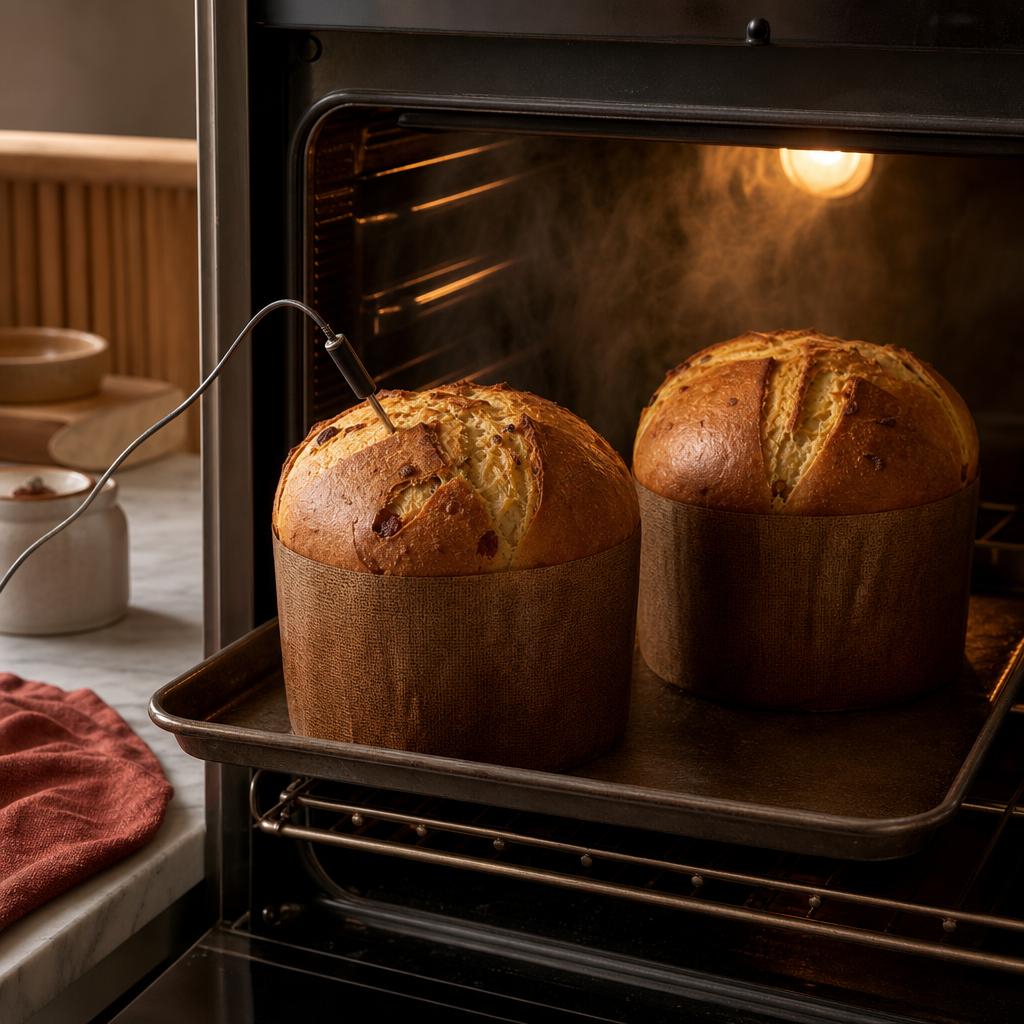 Panettone step 15: Bake
