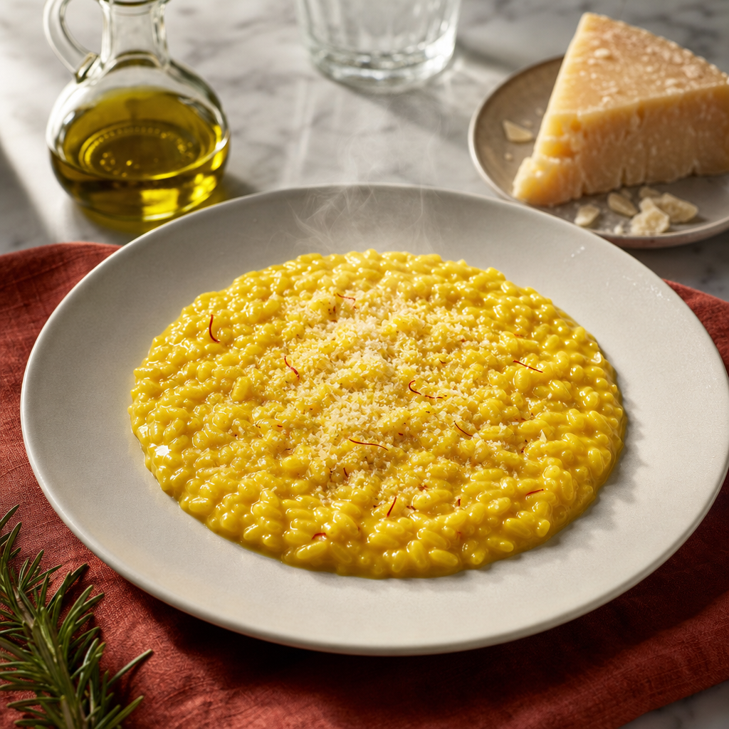 Risotto Milanese — finished dish