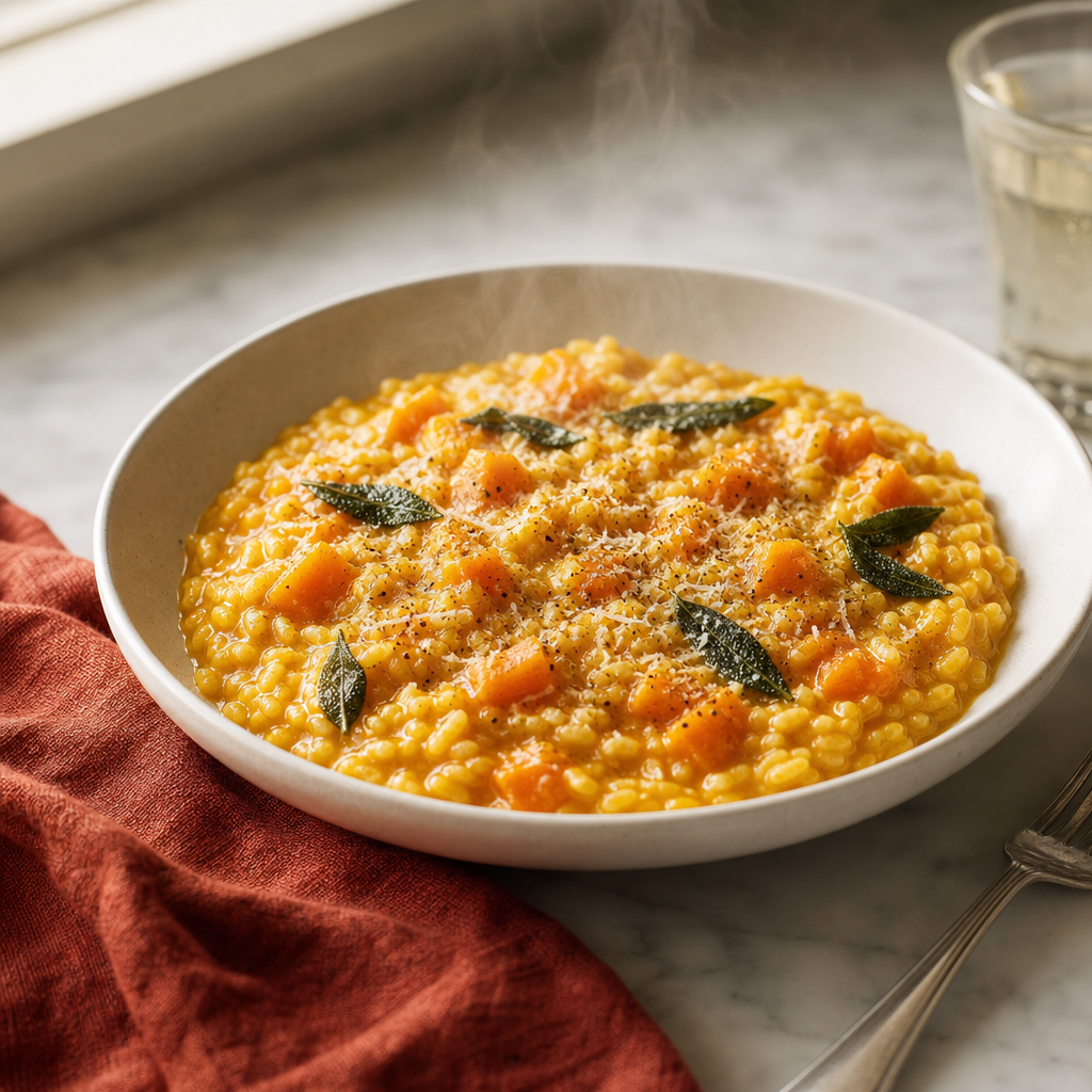 Pumpkin Risotto — finished dish