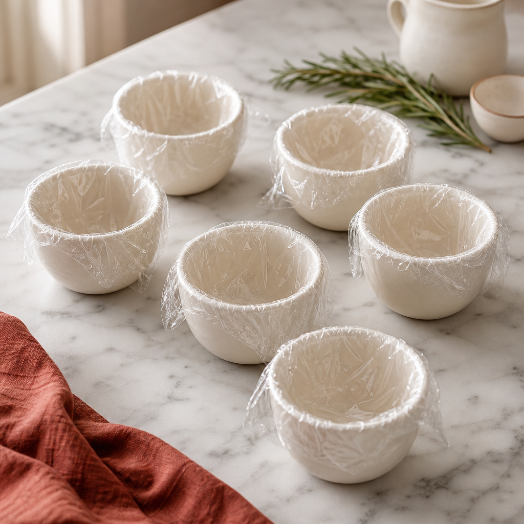 Tartufo di Pizzo step 3: Set up the molds