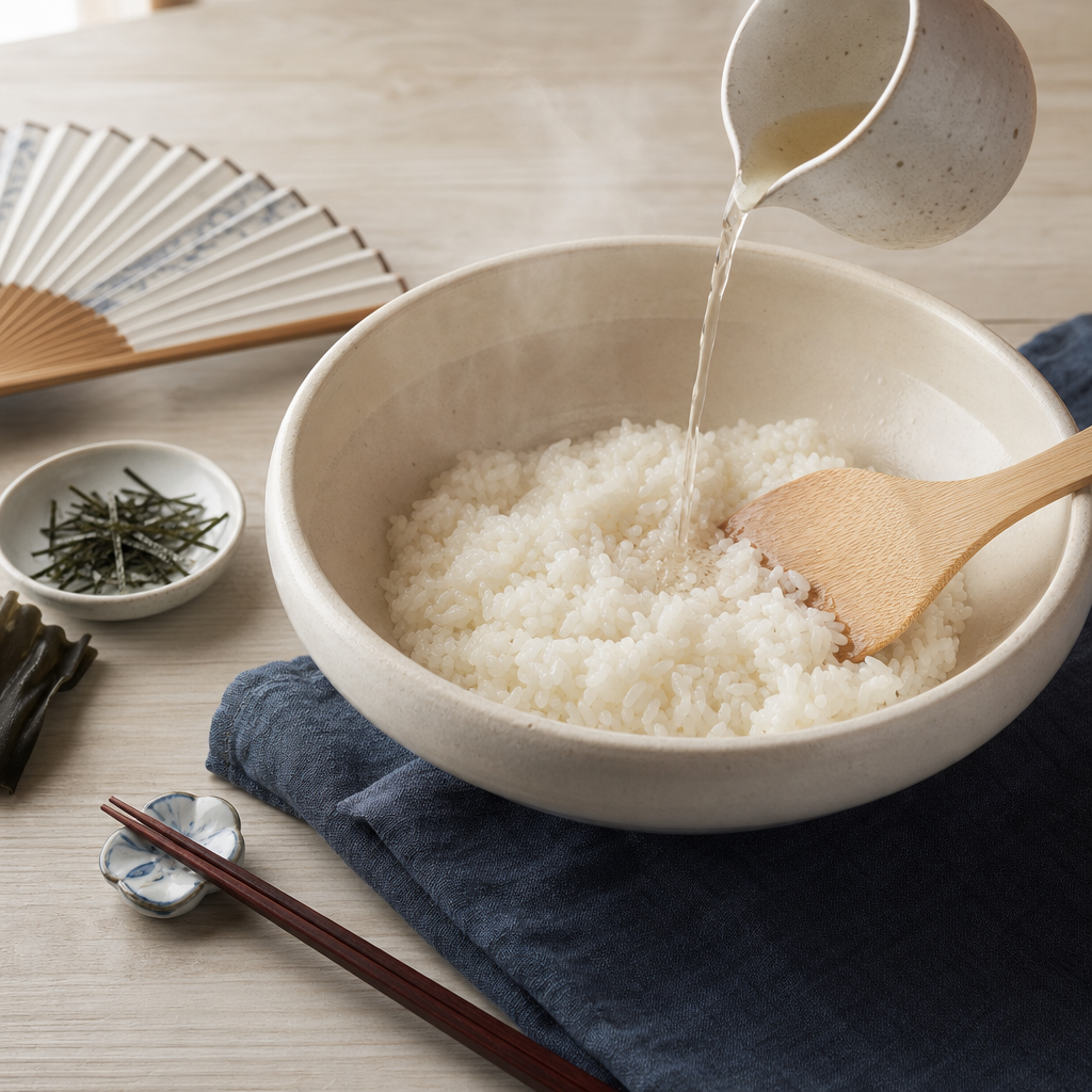 Tekkadon step 4: Season the rice