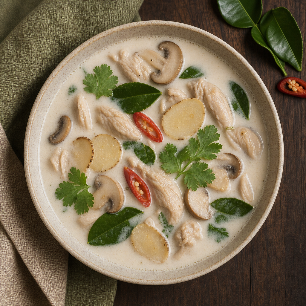 Tom Kha Gai (Thai Coconut Chicken Soup)