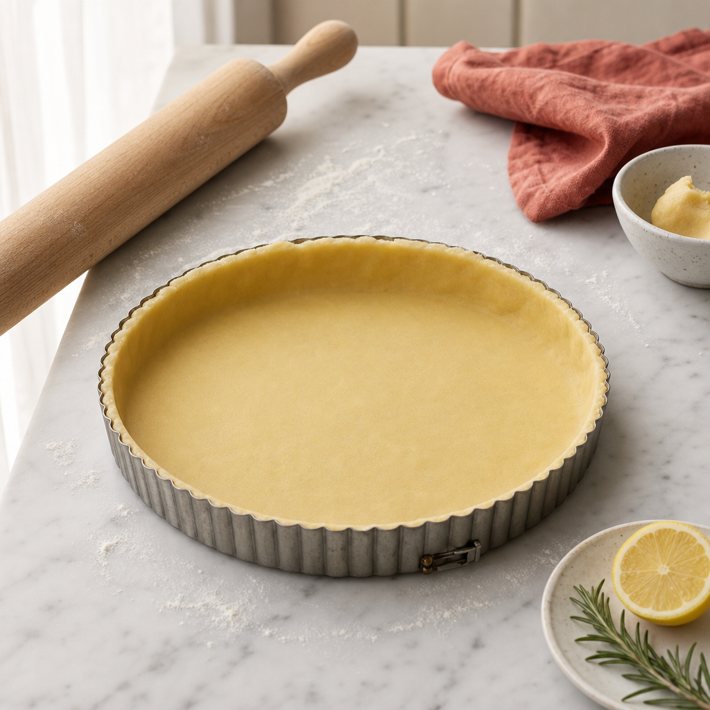 Torta della Nonna step 4: Roll the base