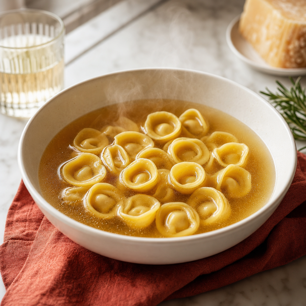 Tortellini in Brodo — finished dish