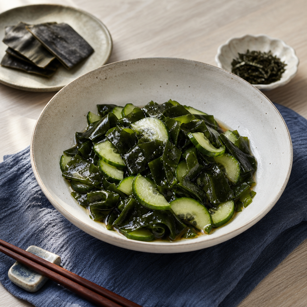 Wakame Salad step 4: Dress and rest