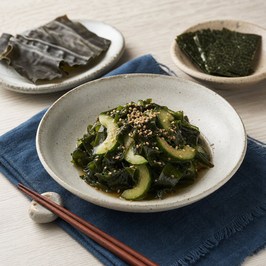 Wakame Salad step 5: Finish
