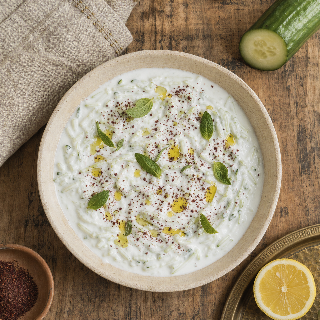 Yogurt Cucumber Cacik