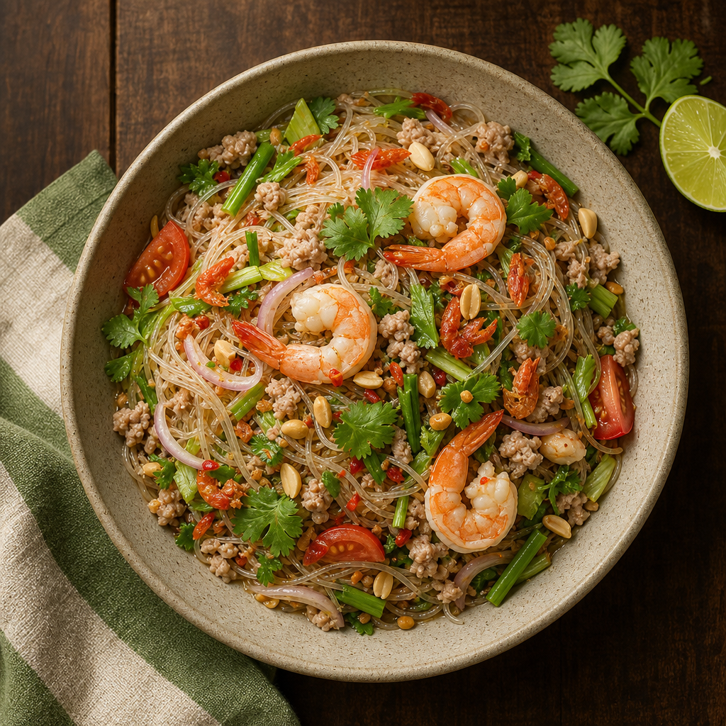 Yum Woon Sen (Thai Glass Noodle Salad)